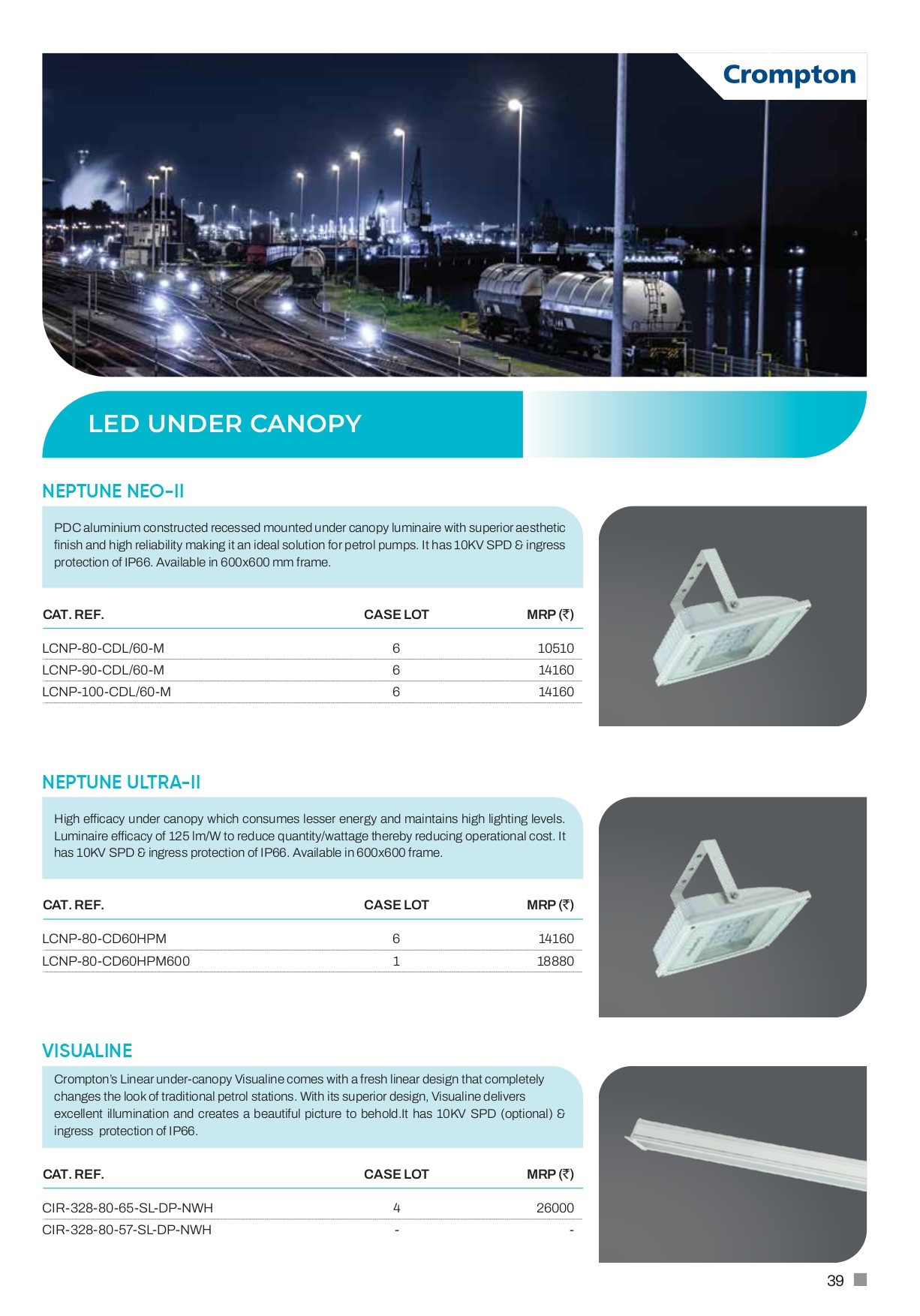 Crompton Led Under Canopy